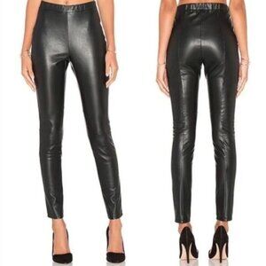 Cupcakes and Cashmere Pants Womens L Black Liliana Faux Leather Skinny Leggings